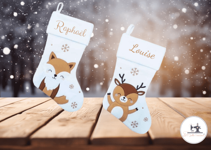 Chaussette de Noël personnalisée