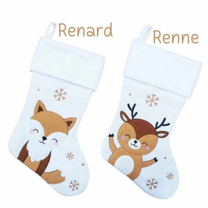 Chaussette de Noël personnalisée